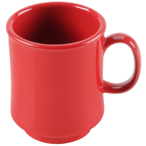 Taza Mug Rojo Porcelana (500 Ml)